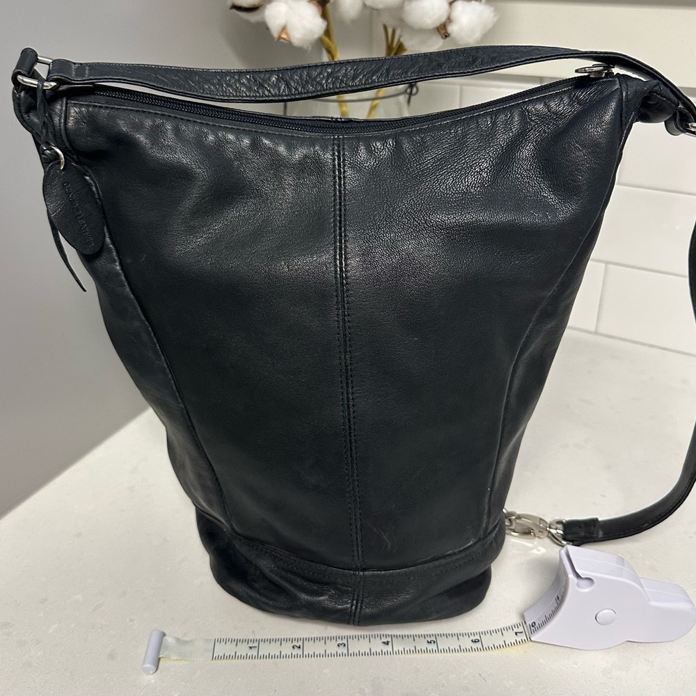 Rolf’s VINTAGE Black Leather Shoulder Bag